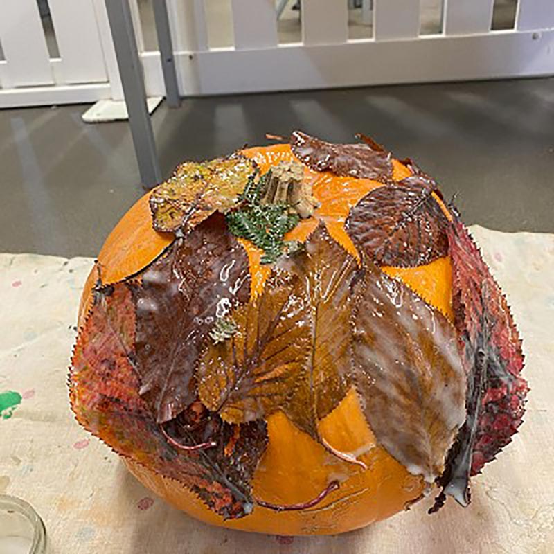 Papier Mache Pumpkin